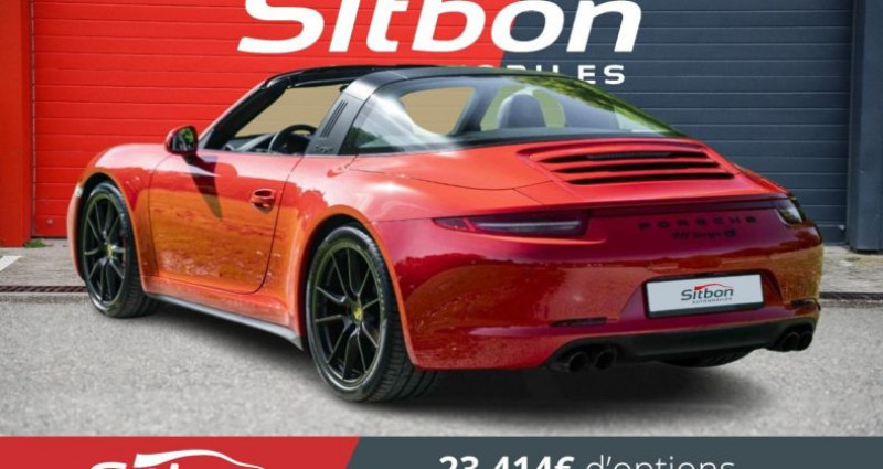 Porsche 911 Type 991 991 Targa 4S 3.8 400 PDK Rouge Indien + 23kE doptions | 991.  occasion  Saint-Égrève - photo n3